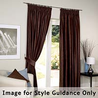 Ocean Curtains Lined Pencil Pleat Sand 132 x 137cm