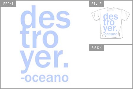 oceano (Destroyed) T-shirt ear_MOSHTSDESTW