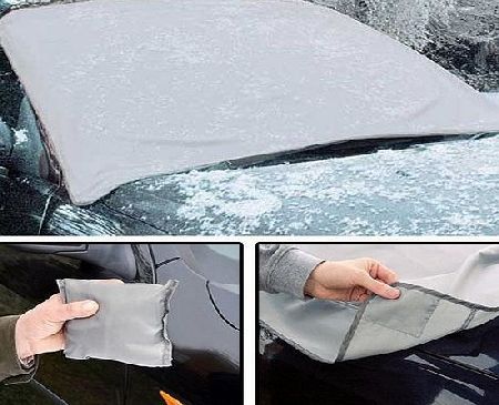oCeans Express MAGNETIC CAR WINDSCREEN ANIT-FROST ICE FROST SHIELD SNOW COVER DUST PROTECTOR ALL WEATHER