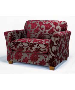 octavia Cuddle Chair - Cranberry