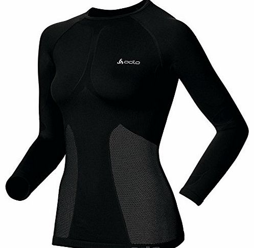 ODLO  Crew LS Warm BLayer Wmn - Black, Large