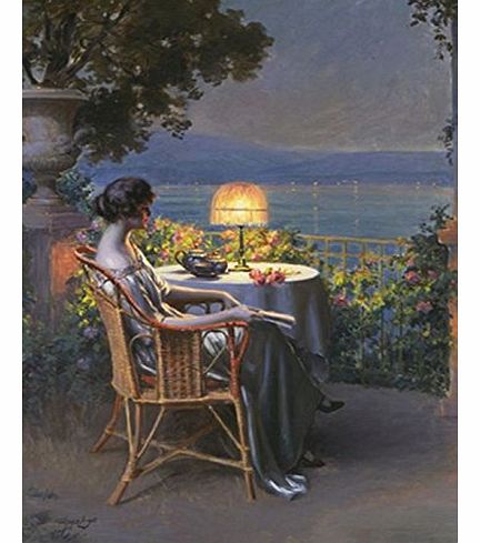 ODSAN High Quality Fine Art Prints on Canvas - 12 x 17 inch Academic Art Figurative, People - A Pause for Thought - by Delphin Enjolras