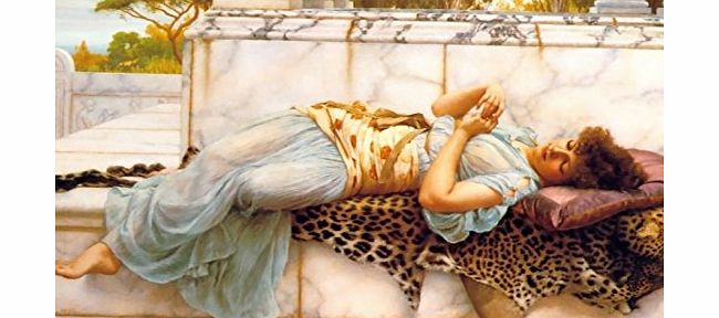 ODSAN High Quality Fine Art Prints on Canvas - 24 x 15 inch Academic Art Figurative, People - The Betrothed - by John William Godward