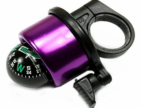 Bells & Mirrors & Locks - Mini Bike Bicycle Cycle Bell Horn Purple Perfect for Ridding