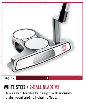 White Steel 2 Ball Blade