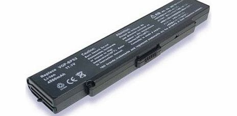 6-cell Li-ion 11.10V 4400mAh,Replacement Laptop Battery for SONY VAIO VGN-FZ19VN, SONY VAIO PCG, VGC-LA, VGC-LB, VGN-AR, VGN-C, VGN-AR11, VGN-AR21, VGN-C51, VGN-C61, VGN-C90, VGN-CR, VGN-FE, VGN-FE21,