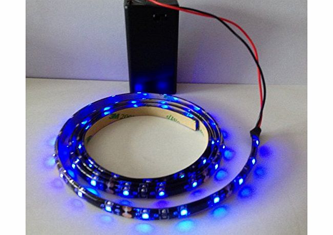 OEM Battery Led Strip - Blue 500mm Ideal for Display / Dolls House Lighting Exhibition