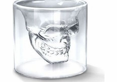 OEM Doomed Crystal Skull Head Shape Vodka Wine Shot Glass Drinking Ware Cup By Buyincoins