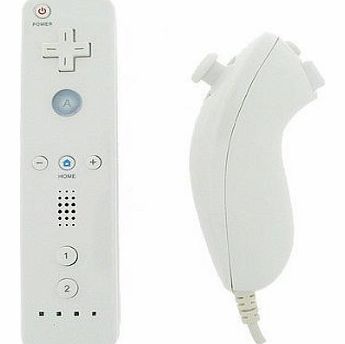 Remote Control And Nunchuck - White (Wii)