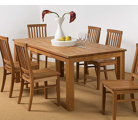 Oestergaard Clearance - Basel Solid Oak Dining Table in