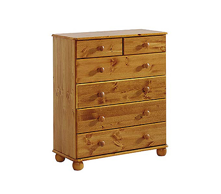 Oestergaard Clearance - Thorner Pine 4 2 Drawer Chest