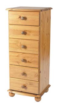 Oestergaard Dursley Solid Pine 6 Drawer Chest