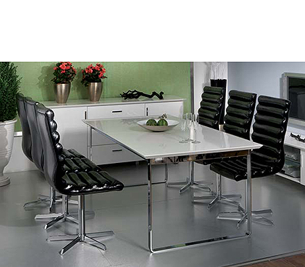 Oestergaard Eiffel High Gloss Rectangular Dining Table -