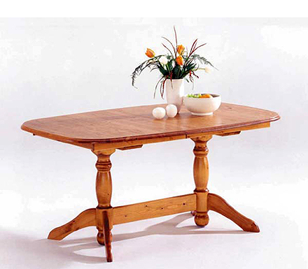 Oestergaard Halle Pine Wide Extending Dining Table - WHILE