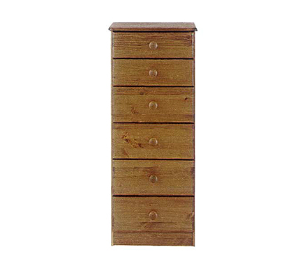 Oestergaard Oona Solid Pine 6 Drawer Chest - WHILE STOCKS