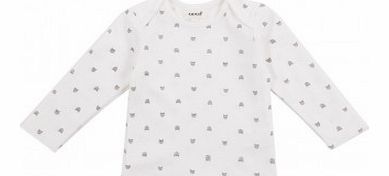 Oeuf NYC Cats t-shirt White `6 months,12 months,18 months