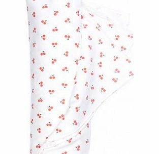 Oeuf NYC Cherry Swaddling Blanket `One size