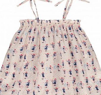 Oeuf NYC Hula Hoop smocked blouse White `3 months,6