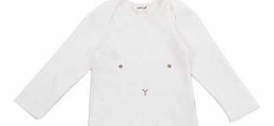 Oeuf NYC Rabbit t-shirt White `6 months,12 months