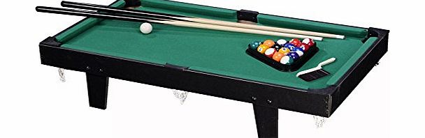 Off-price-store Mini Billiard Table Pool Billiards Tabletop Game with Supplies Wood ca 90 x 50 x 21 cm