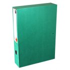Foolscap coloured Box File Green