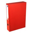 Foolscap coloured Box File Red
