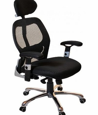 Office Furniture Online Ergo-Tek Mesh Office Chair - Black