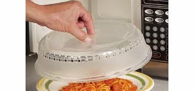 OFFICE STATIONERY SUPPLY Microwave Cookware Plate Cover with Air Vent, 27 cm