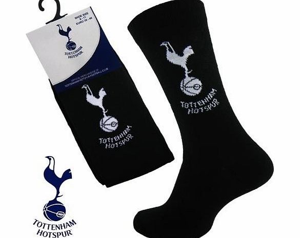 Official Football Merchandise 2 PAIRS OF OFFICIAL FOOTBALL TEAM SOCKS (6 to 11 MENS, TOTTENHAM)