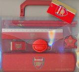 Official Football Merchandise Arsenal FC Stationery Set In Carry Case