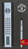 Official Football Merchandise Manchester United FC Pen Ruler Calculator Set