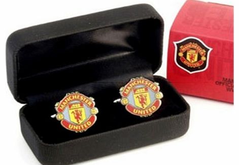 Official Football Merchandise New Official Football Team Crest Cufflinks (Man Utd FC)