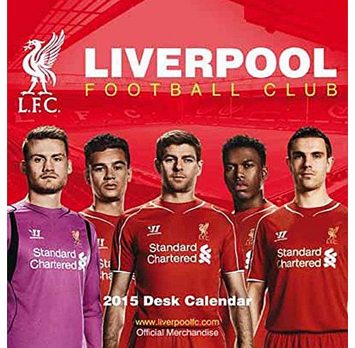 Official Football Merchandise Official Liverpool 2015 Desk Easel Calendar (Calendars 2015)