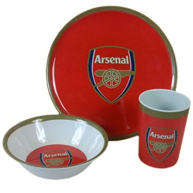 Official Licensed Product Arsenal F.C. Dinner Set 3 Piece