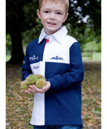 Official RAF Licenced Panelled Rugby Shirt