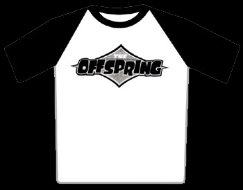 The Offspring Glitter Logo Ringer T-Shirt