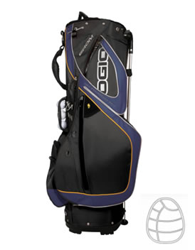 Golf Grom Stand Bag Navy