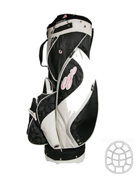 Golf Shadow Ladies Cart Bag Black Vines