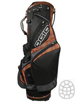 ogio Golf Syncro Cart Bag Copper Check