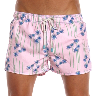 Palm Print Swim Shorts