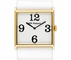 Square Be Brave White Watch