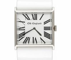 Square Classic White Roman Watch