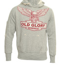 Old Glory Grey Hooded Sweatshirt