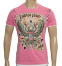 Old Glory Pink 2 Heads T-Shirt