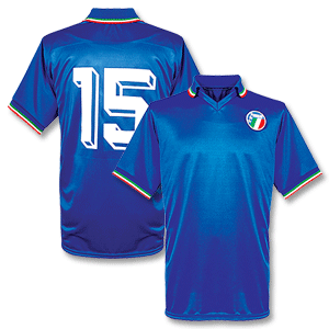 Old Legend 1990 Italy Home Shirt   No.15 (Baggio)