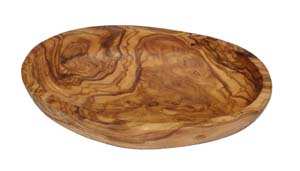 Olive Wood Oval Dish PO1 17/10cm
