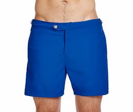 Cobalt blue quick-dry board shorts