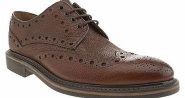 mens oliver sweeney brown hawnby brogue shoes