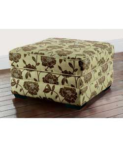 olivia Footstool - Brown