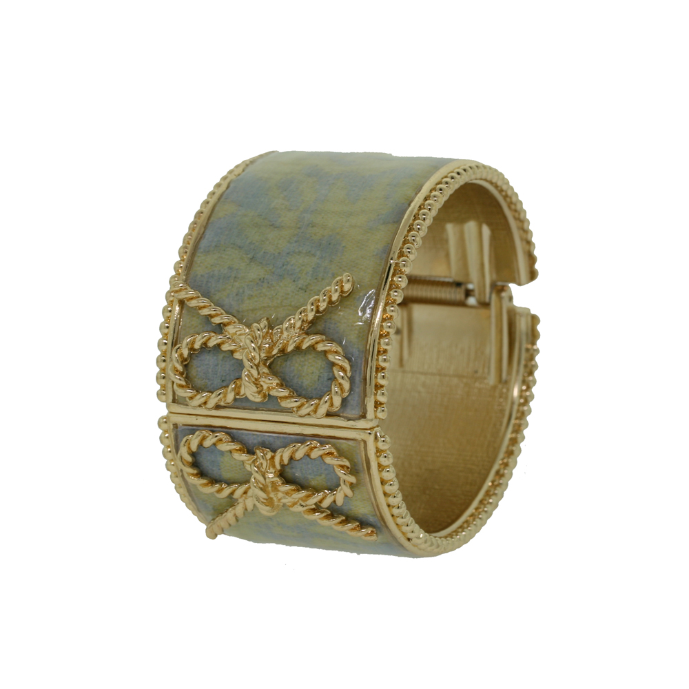 Olivia Print Bangle - Brocade